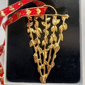 Rosendahl Karen Blixens Jul Danish Floral Hanging Vine Christmas Tree Decoration